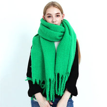 Load image into Gallery viewer, Chunky Imitation Cashmere Winter Scarf
