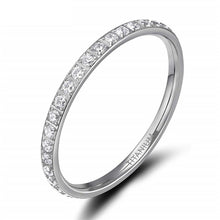 Load image into Gallery viewer, Starry Eyed 2mm Titanium Wedding Band
