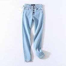 Load image into Gallery viewer, Lily Button Up High Waist Jeans
