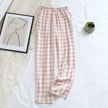 Load image into Gallery viewer, Madison Plaid Loose Cotton Pyjama Pants
