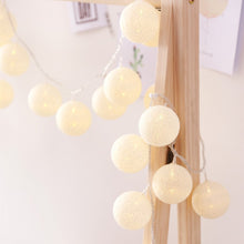 Load image into Gallery viewer, Romantic Cotton Ball LED Garland String Lights
