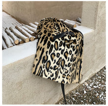 Load image into Gallery viewer, Melissa Leopard Print Double Breasted Winter Coat
