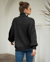 Load image into Gallery viewer, Estelle Chunky Knit Turtleneck Sweater
