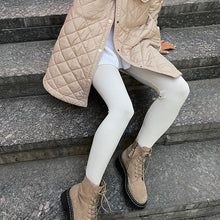 Load image into Gallery viewer, Tessa Beige Ribbed Knit Leggings
