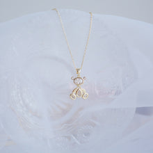Load image into Gallery viewer, Exquisite Movable Bear 14K Gold Necklace
