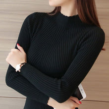 Load image into Gallery viewer, Juliana Scalloped Turtleneck Sweater
