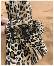 Load image into Gallery viewer, Melissa Leopard Print Double Breasted Winter Coat
