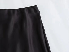 Load image into Gallery viewer, Eliza Satin Women&#39;s Midi Skirt
