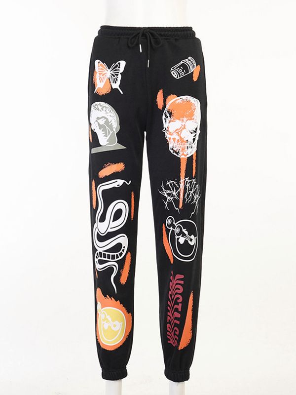 Dayna Graphic Y2K Track Pants