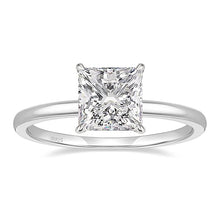 Load image into Gallery viewer, Simple Class 2ct 925 Sterling Silver Engagement Ring
