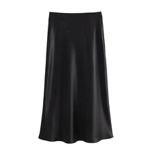 Load image into Gallery viewer, Eliza Satin Women&#39;s Midi Skirt
