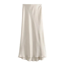 Load image into Gallery viewer, Eliza Satin Women&#39;s Midi Skirt
