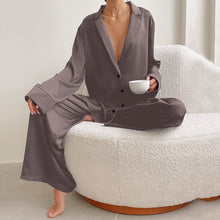 Load image into Gallery viewer, Hayley Oversized Satin Sleepwear Set
