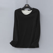 Load image into Gallery viewer, Fleece-Lined Thermal Long Sleeve Tee
