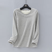 Load image into Gallery viewer, Fleece-Lined Thermal Long Sleeve Tee
