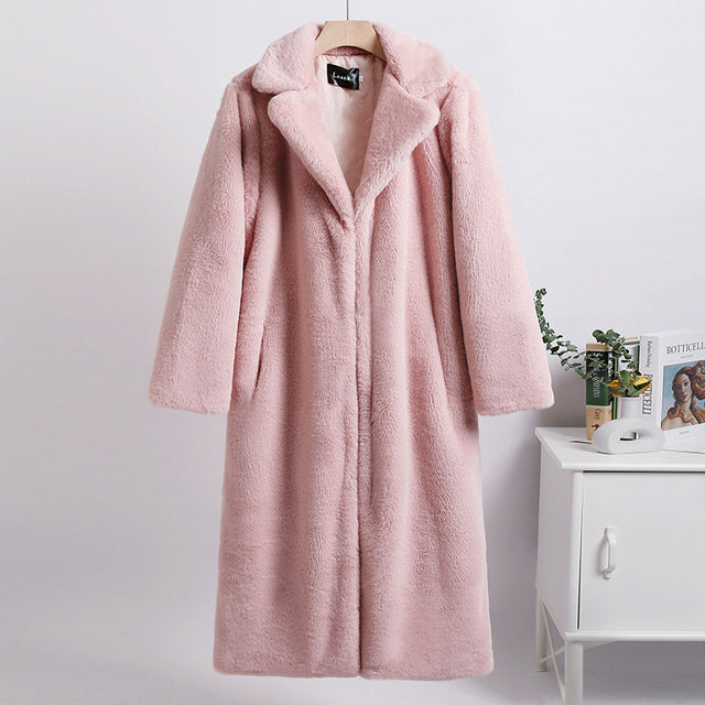 Mikayla Faux Fur Long Winter Coat