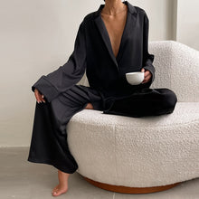 Load image into Gallery viewer, Hayley Oversized Satin Sleepwear Set
