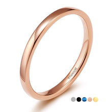 Load image into Gallery viewer, Thin &amp; Simple Titanium Ring
