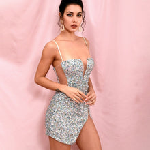 Load image into Gallery viewer, Tiana Sequin Bodycon Mini Dress
