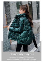 Load image into Gallery viewer, Dana Shiny Winter Puffer Jacket
