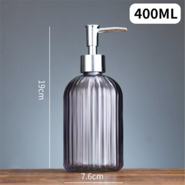 Coloured Glass Soap Dispenser 400ml