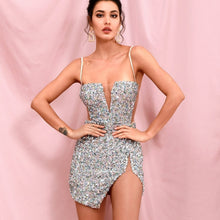 Load image into Gallery viewer, Tiana Sequin Bodycon Mini Dress
