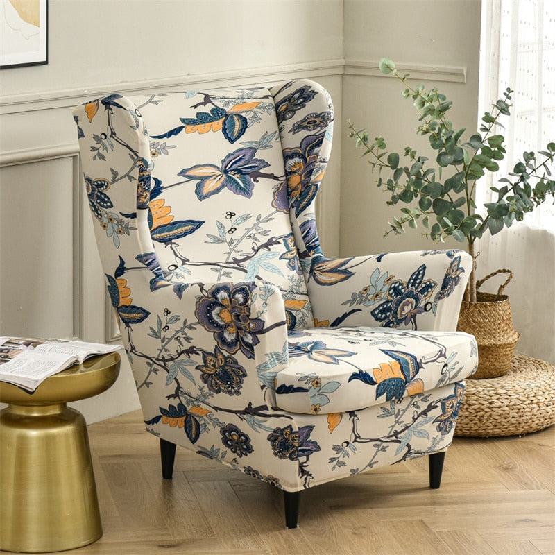 Wingback Arm Chair Removable Cover