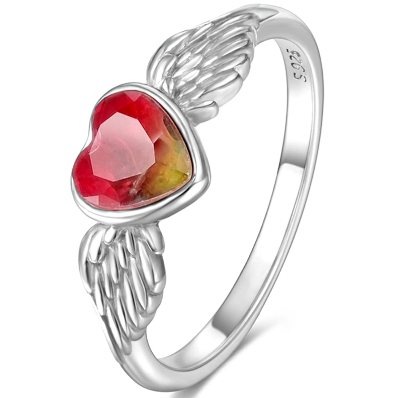 Soaring Heart 925 Sterling Silver Ring
