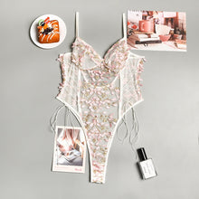 Load image into Gallery viewer, Savannah Floral Teddy Lingerie
