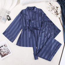 Load image into Gallery viewer, Sienna 2 Piece Satin Robe Sleepwear
