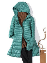 Load image into Gallery viewer, Lightweight Long Duck Down Padded Jacket
