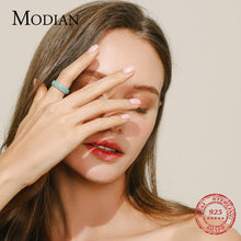 Load image into Gallery viewer, Modian Genuine 925 Sterling Silver Boho Ring
