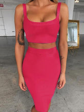 Load image into Gallery viewer, Darcy Two-Piece Bandage Dress Set
