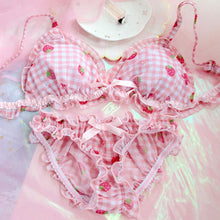 Load image into Gallery viewer, Strawberry Dream Lingerie Set
