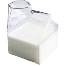 Load image into Gallery viewer, Glass Milk Carton Mug 350ml

