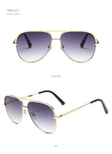 Load image into Gallery viewer, FUQIAN Classic Aviator Women&#39;s Gradient Sunglasses
