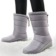 Load image into Gallery viewer, Winter Mid-Calf Down Waterproof Boots
