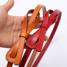 Load image into Gallery viewer, Genuine Leather Knot Waist Belt
