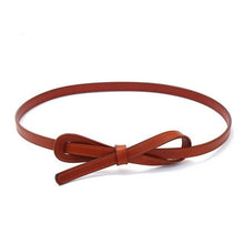 Load image into Gallery viewer, Genuine Leather Knot Waist Belt

