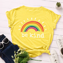 Load image into Gallery viewer, Be Kind Printed Cotton Tee
