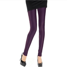 Load image into Gallery viewer, Solid Colour Shiny Leggings
