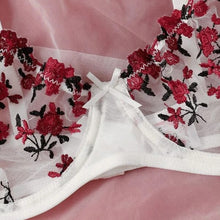 Load image into Gallery viewer, Beau Lace Embroidered Lingerie Set
