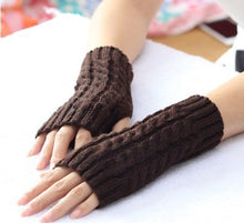 Load image into Gallery viewer, Warm Winter Fingerless Gloves
